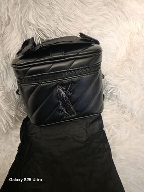 GWP VIP YSL Yves Saint Laurent Beaute Beauty Vanity Case Converted Bag Black NEW